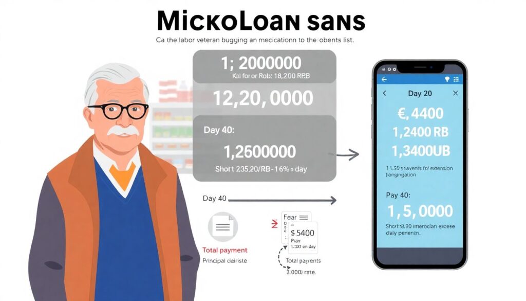 Микрозаймы для пенсионеров: почему это опасно - иллюстрация