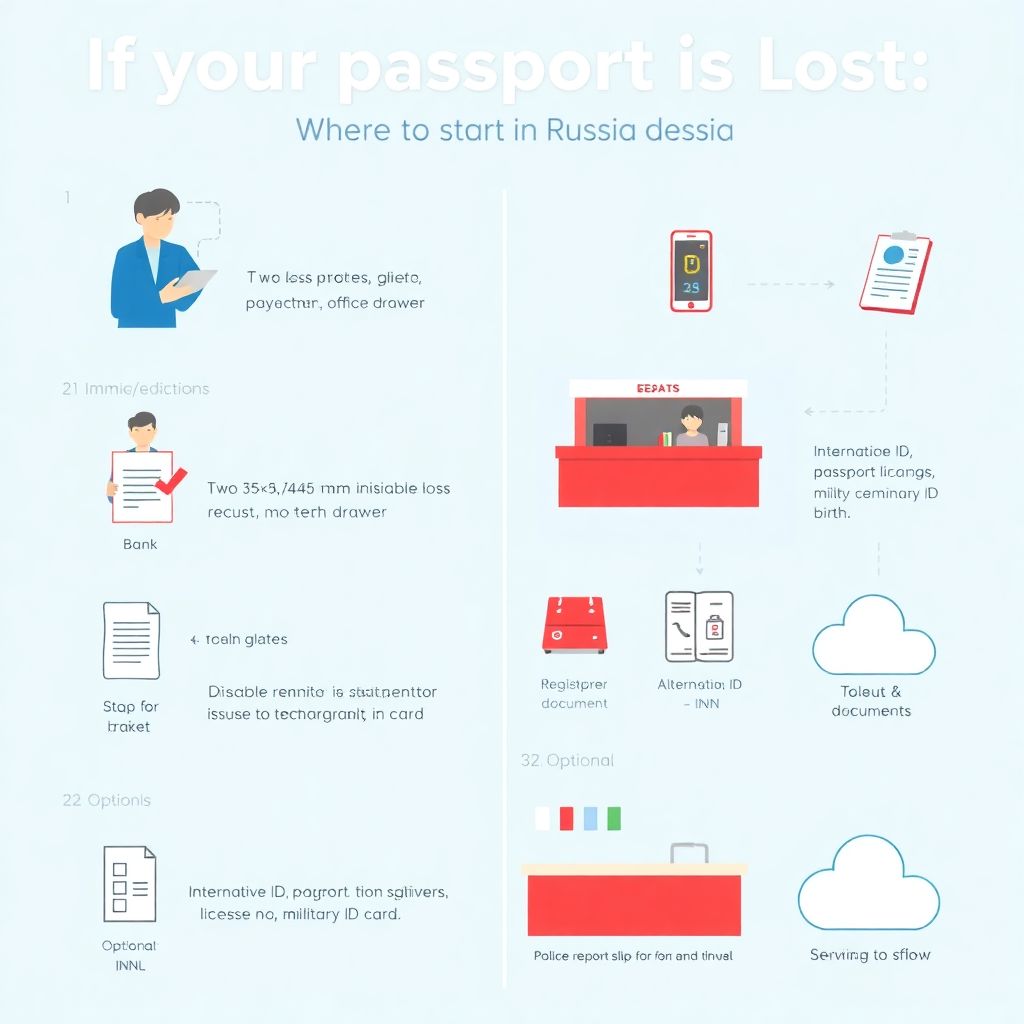 Что делать, если вы потеряли паспорт: пошаговый план