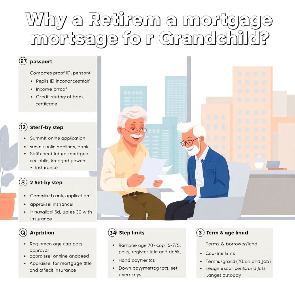 Как пенсионеру взять ипотеку на внуков