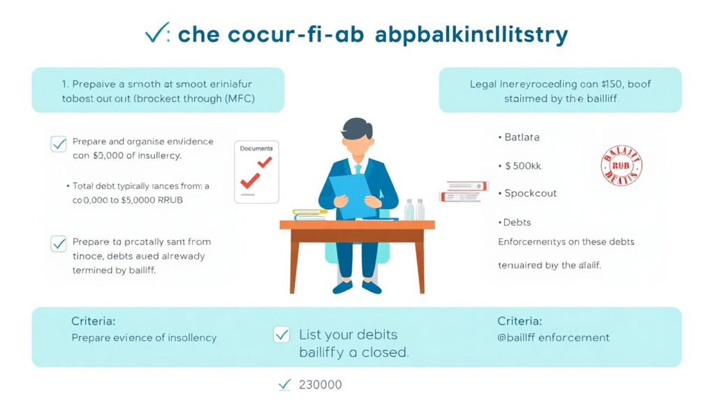 Как оформить банкротство через МФЦ: бесплатная процедура - иллюстрация