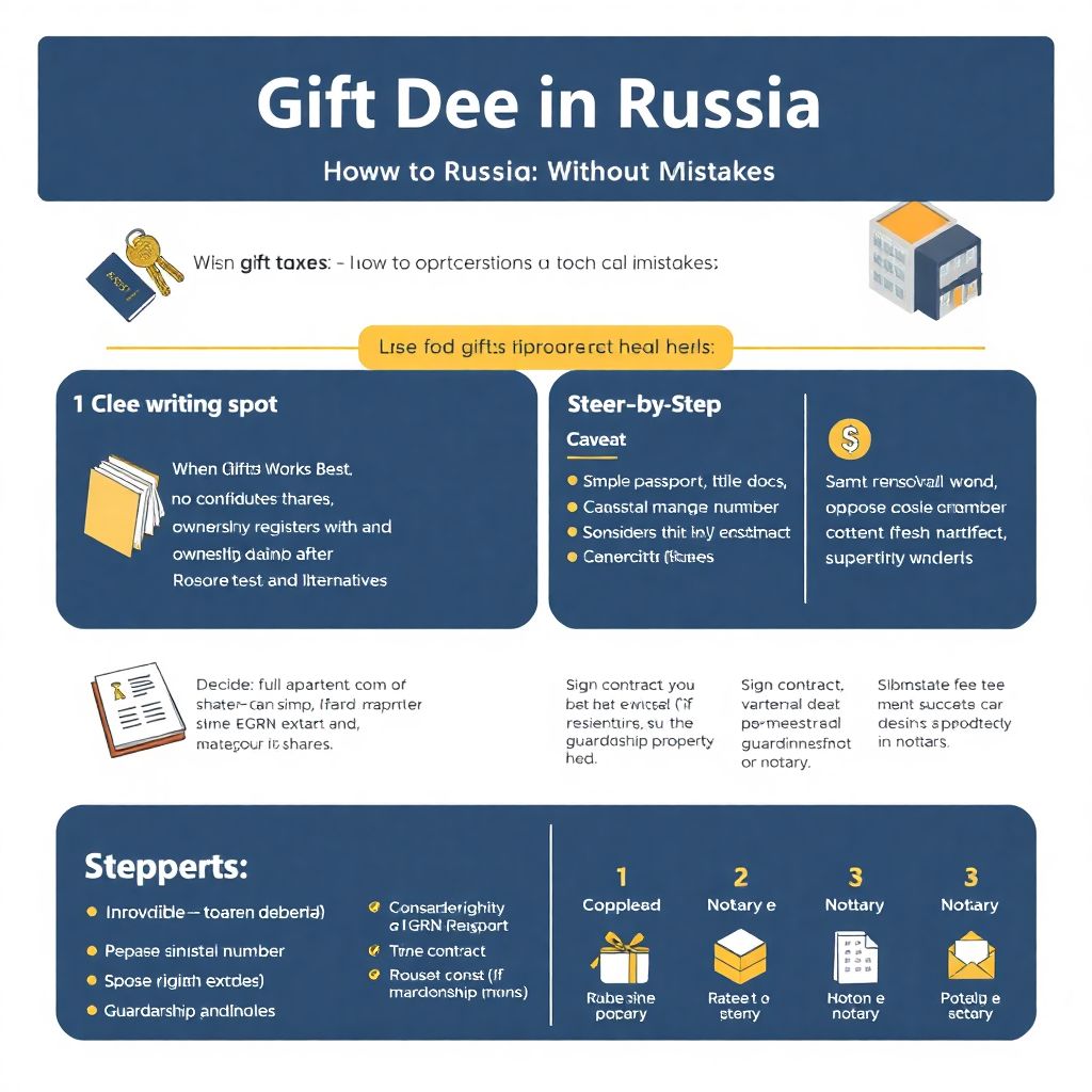 Договор дарения: как подарить недвижимость и не совершить ошибок