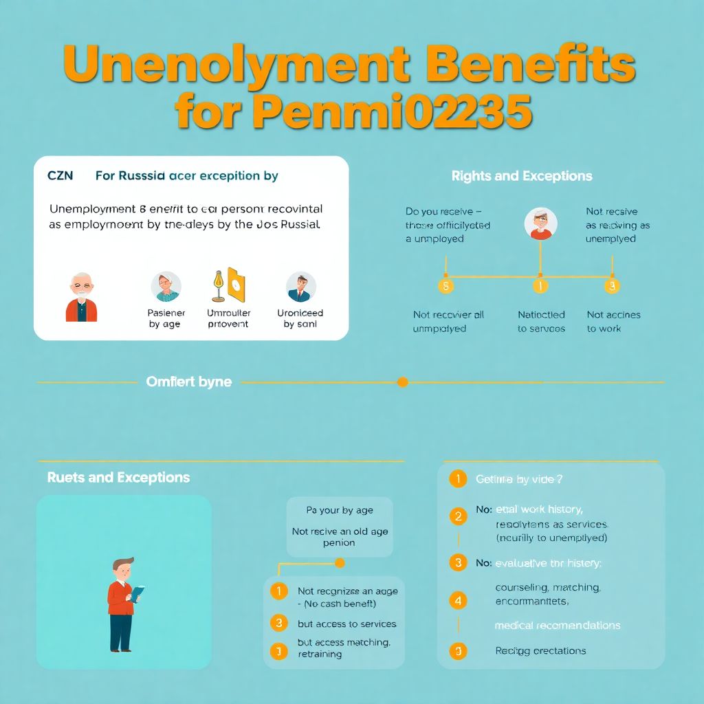 Как пенсионеру получить пособие по безработице