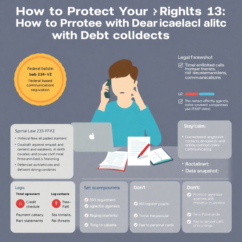 Как защитить свои права при общении с коллекторами