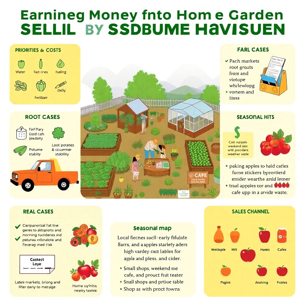 Как заработать на своем огороде: продажа излишков урожая