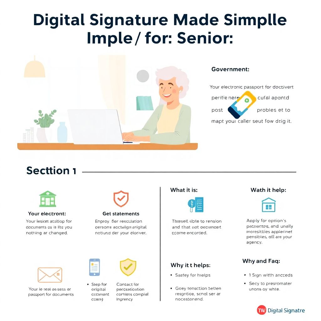 Что такое цифровая подпись и как ее получить пенсионеру