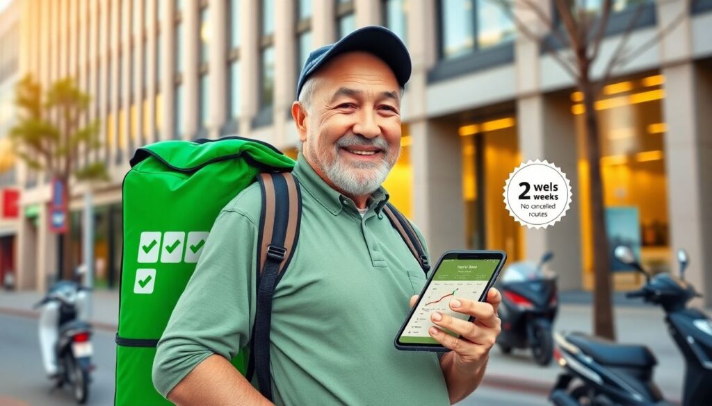 Работа курьером на пенсии: плюсы, минусы и сколько можно заработать - иллюстрация