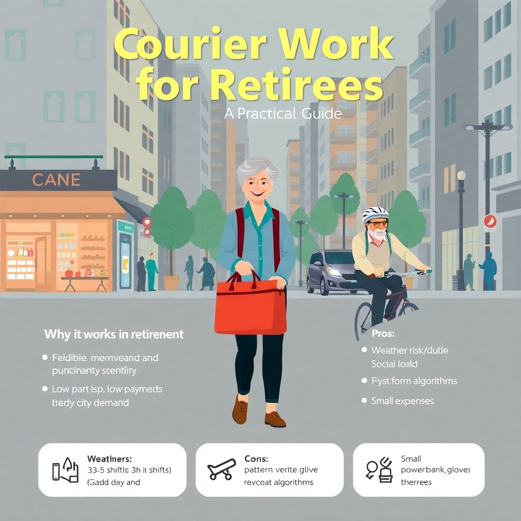 Работа курьером на пенсии: плюсы, минусы и сколько можно заработать