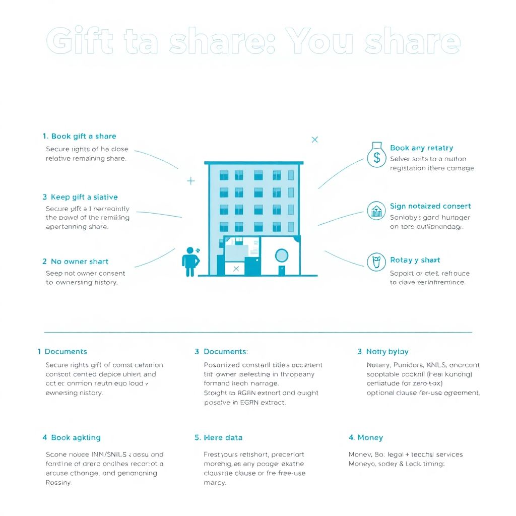 Как оформить дарственную на долю в квартире