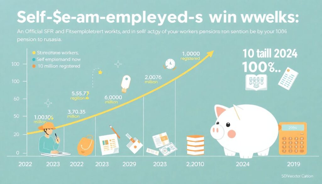 Пенсия для самозанятых: как формируется и на что рассчитывать - иллюстрация