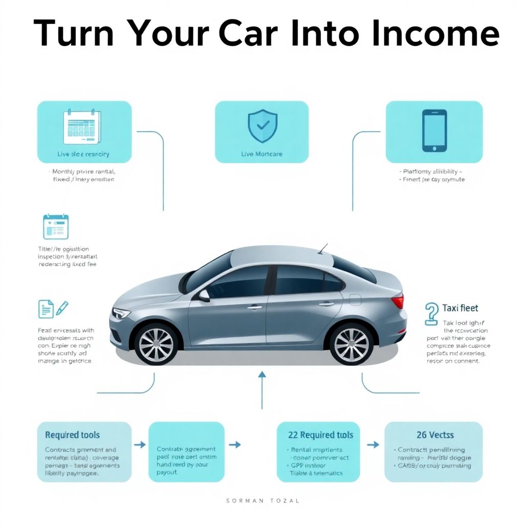 Как заработать на своем автомобиле: сдача в аренду