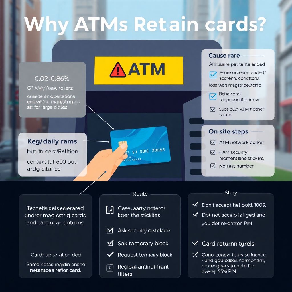Что делать, если банкомат съел карту: инструкция