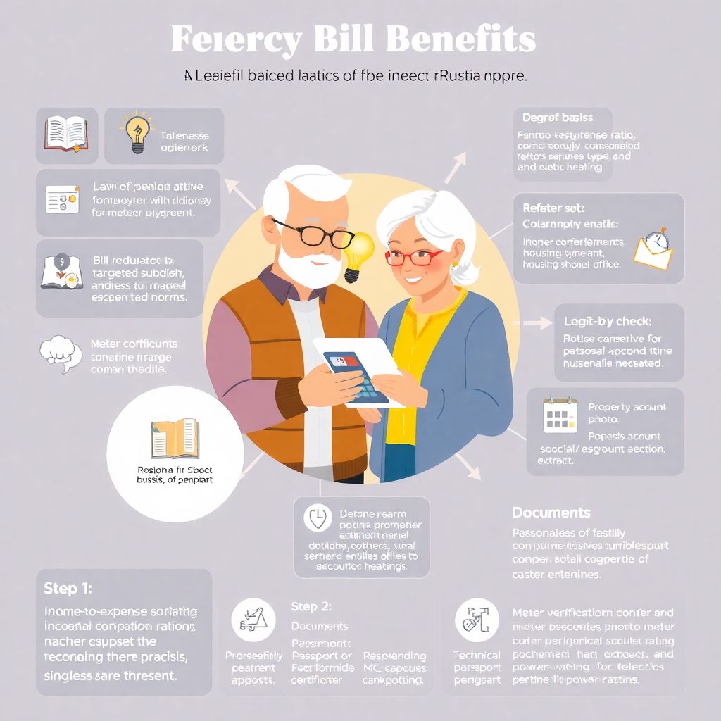 Как пенсионеру получить льготы на оплату электроэнергии