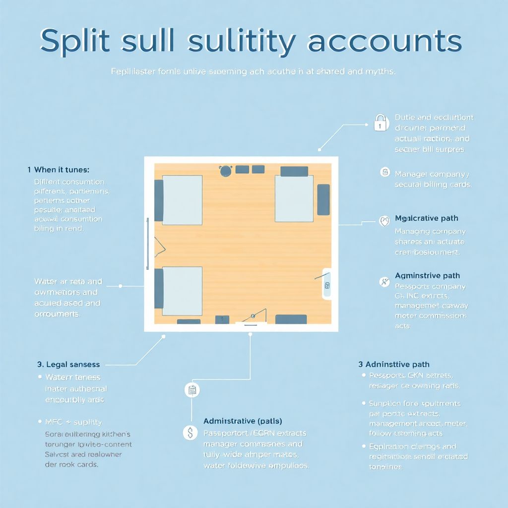 Как разделить лицевые счета для оплаты коммунальных услуг