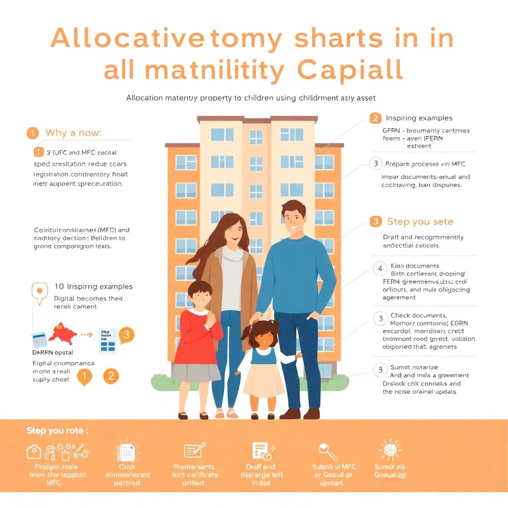 Как выделить долю ребенка в квартире, купленной с использованием маткапитала