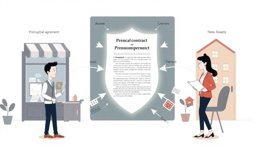 Брачный договор — как составить, чтобы защитить свое имущество Как составить брачный договор, чтобы защитить свое имущество - иллюстрация