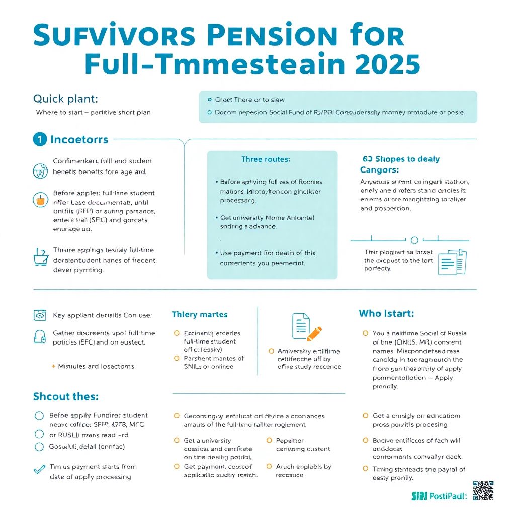 Как оформить пенсию по потере кормильца на ребенка студента