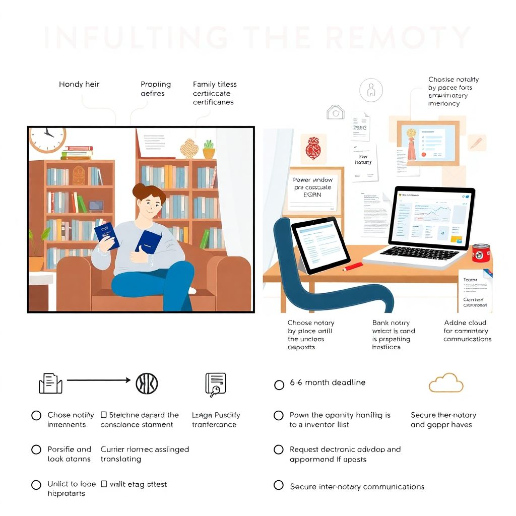 Как оформить наследство, если наследник живет в другом городе или стране