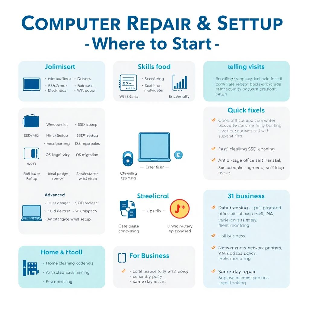 Как заработать на настройке и ремонте компьютеров
