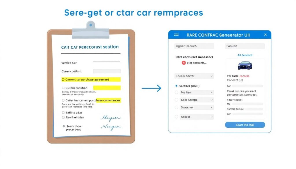 Как составить договор купли-продажи автомобиля без юриста - иллюстрация
