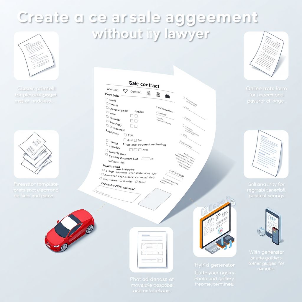 Как составить договор купли продажи автомобиля без юриста