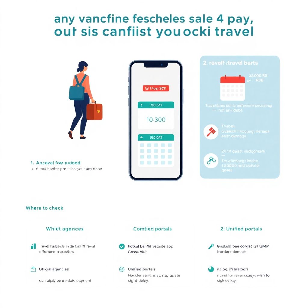 Как проверить, есть ли у вас долги перед выездом за границу