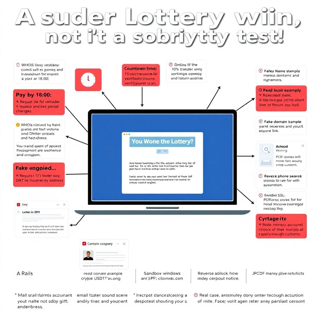 Как распознать мошенничество с выигрышем в лотерею