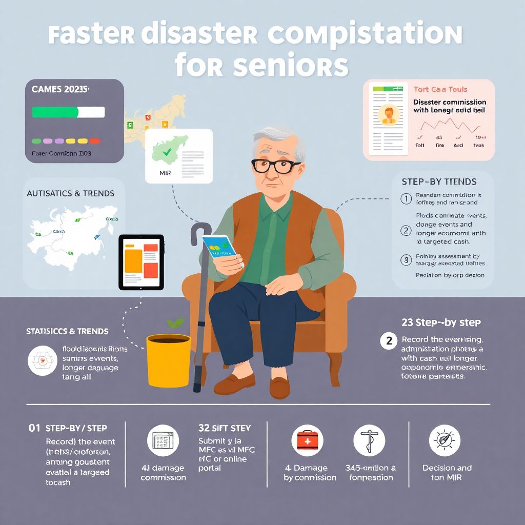 Как пенсионеру получить компенсацию за вред, причиненный в результате ЧС