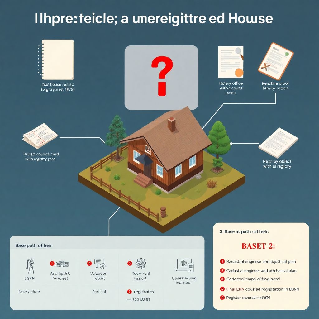 Как оформить наследство на незарегистрированную недвижимость