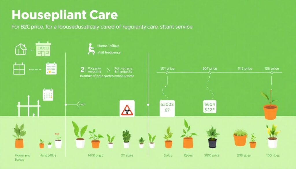 Как заработать на услугах по уходу за комнатными растениями (цветочная няня) - иллюстрация