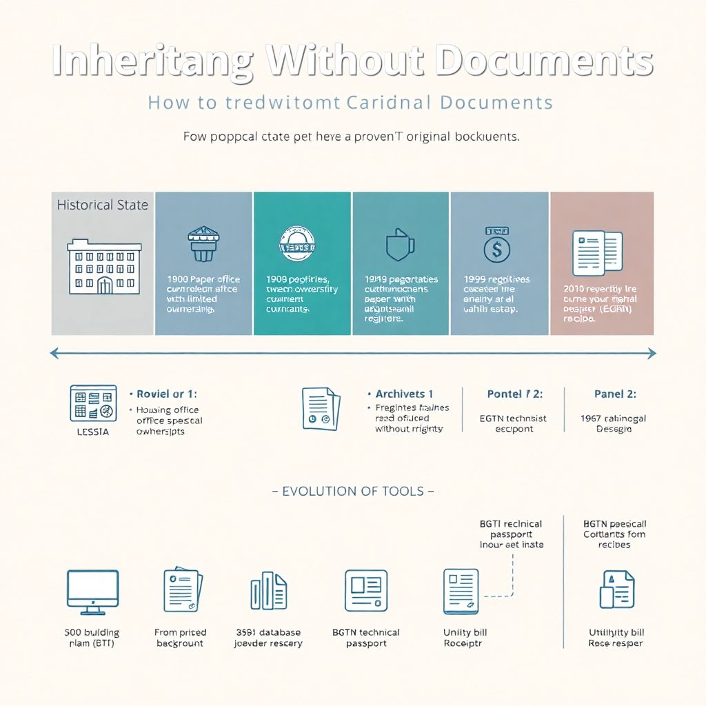 Как оформить наследство, если нет никаких документов на имущество