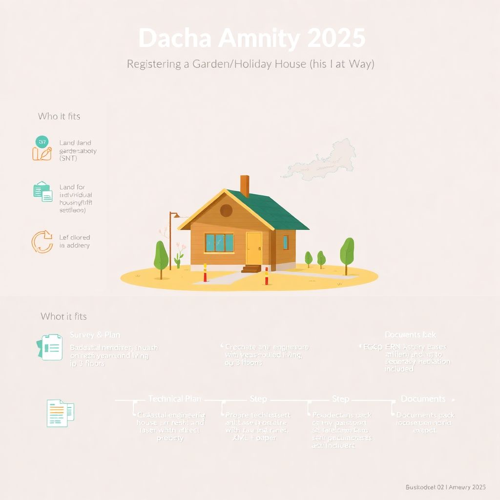 Как оформить право собственности на дачный домик по дачной амнистии
