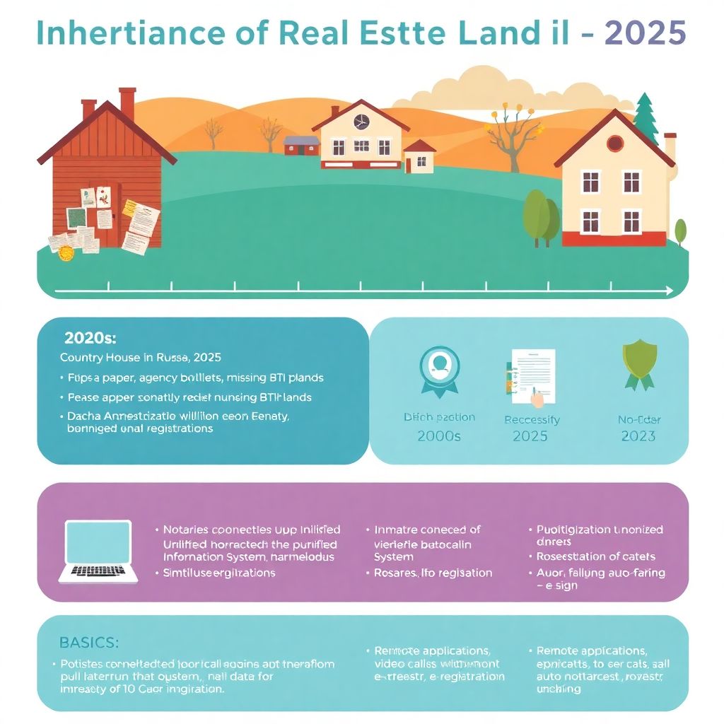 Как оформить наследство на загородный дом и земельный участок
