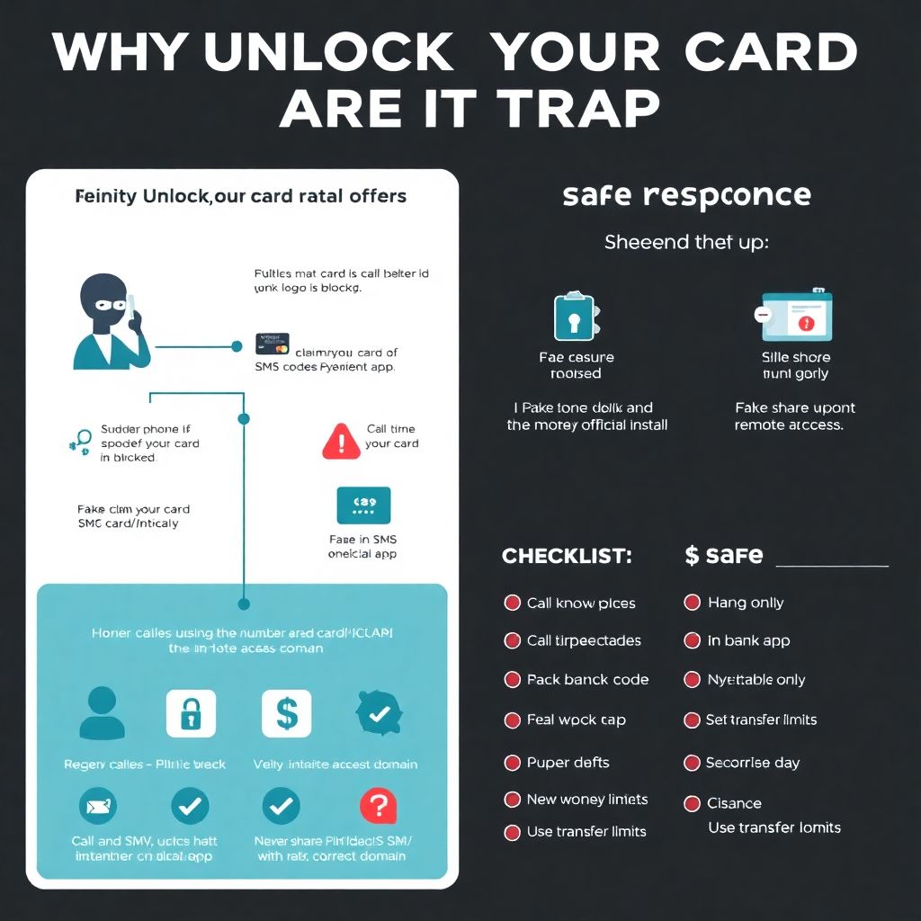 Как защититься от мошенников, предлагающих разблокировать банковскую карту