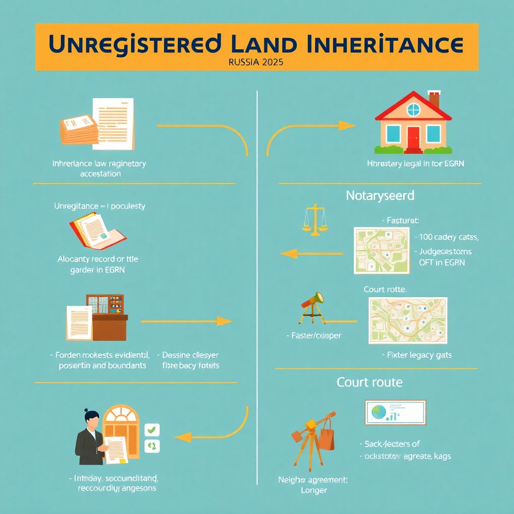 Как оформить наследство на неоформленную землю