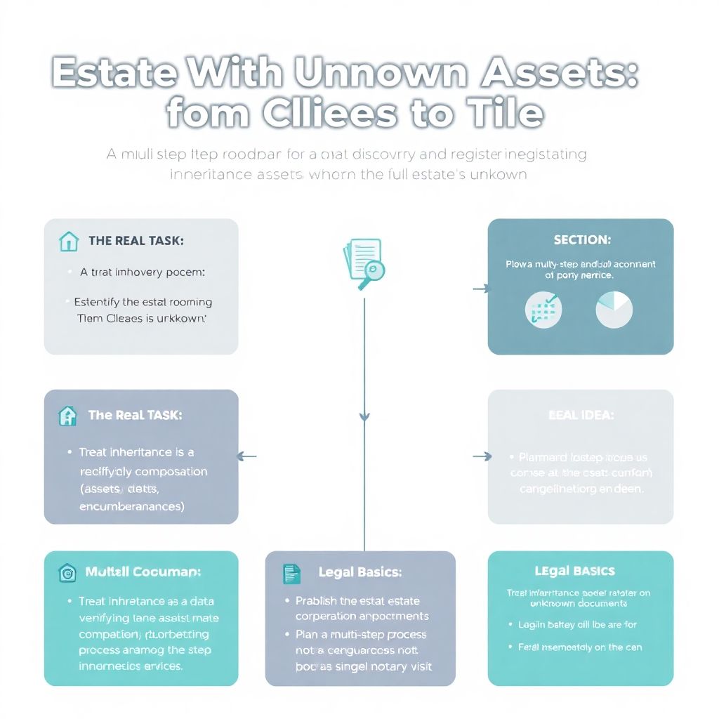 Как оформить наследство, если неизвестно все имущество умершего