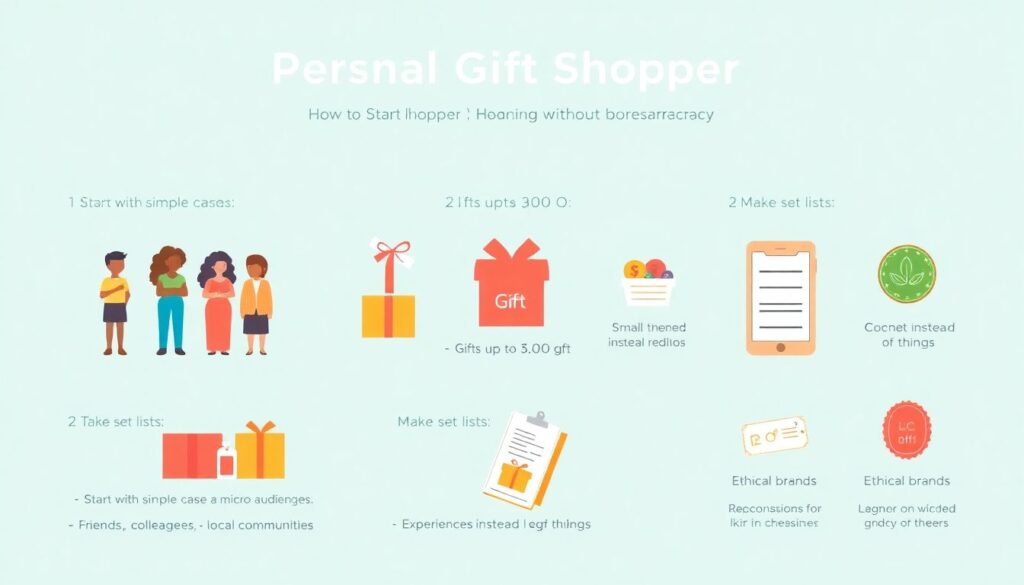 Как заработать на помощи в подборе и покупке подарков - иллюстрация