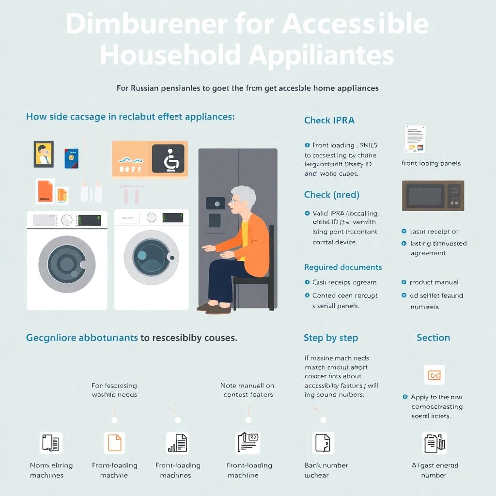 Как пенсионеру получить компенсацию за покупку бытовой техники, адаптированной для инвалидов