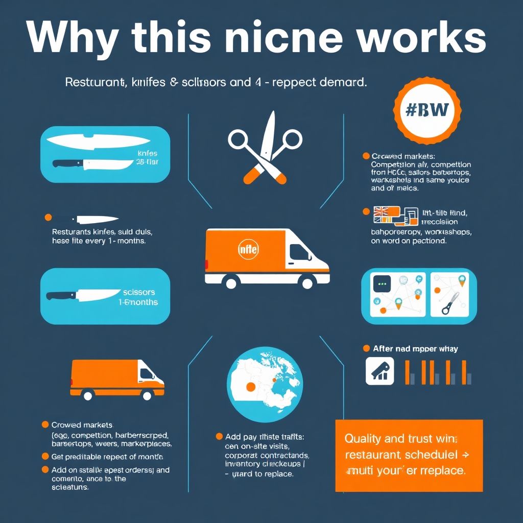 Как заработать на услугах по заточке ножей, ножниц и другого инструмента