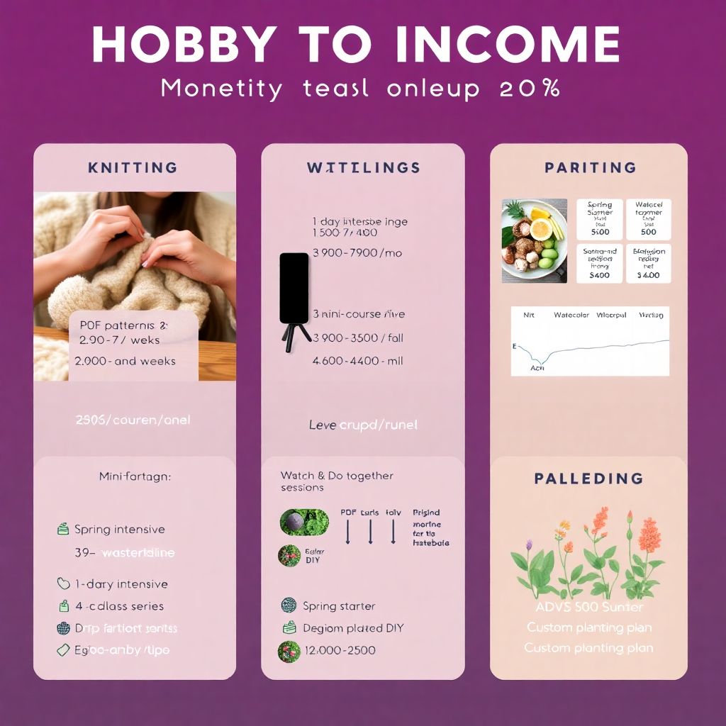 Как заработать на помощи в освоении новых хобби: пошаговое руководство Как заработать на помощи в освоении новых хобби (вязание, рисование, садоводство)