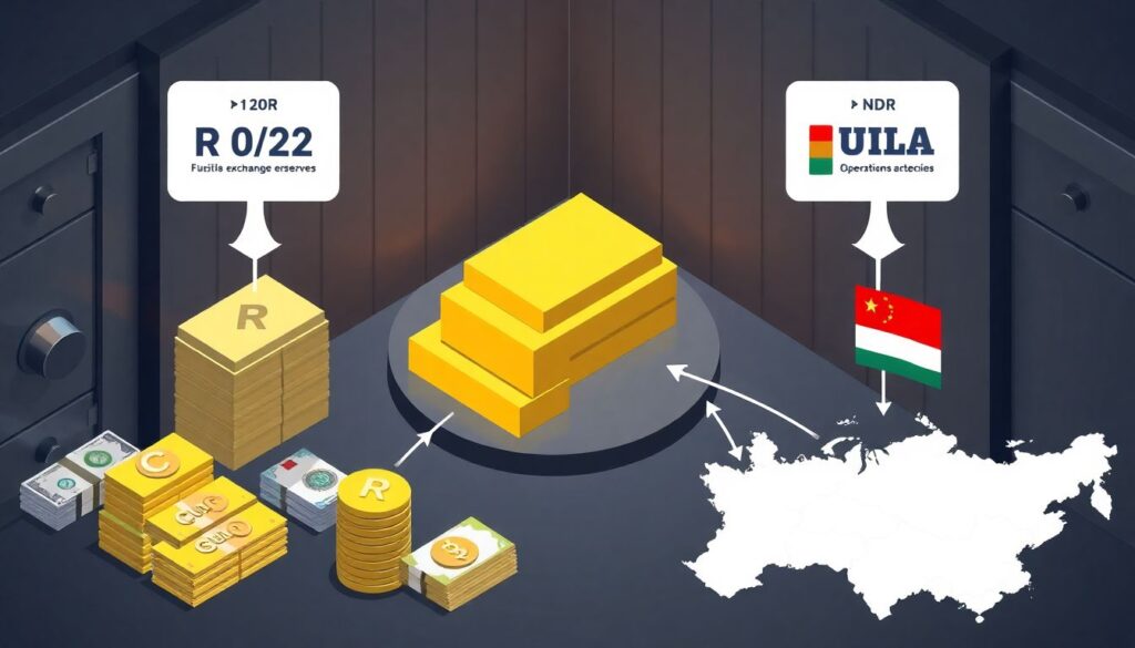 Что такое золотовалютные резервы и как они влияют на экономику страны Что такое золотовалютные резервы - иллюстрация