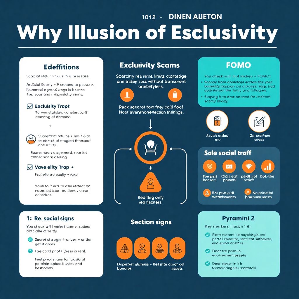 Как не стать жертвой мошенников: распознавайте ложную эксклюзивность и дефицит Как не стать жертвой мошенников, которые создают ощущение эксклюзивности и ограниченности предложения