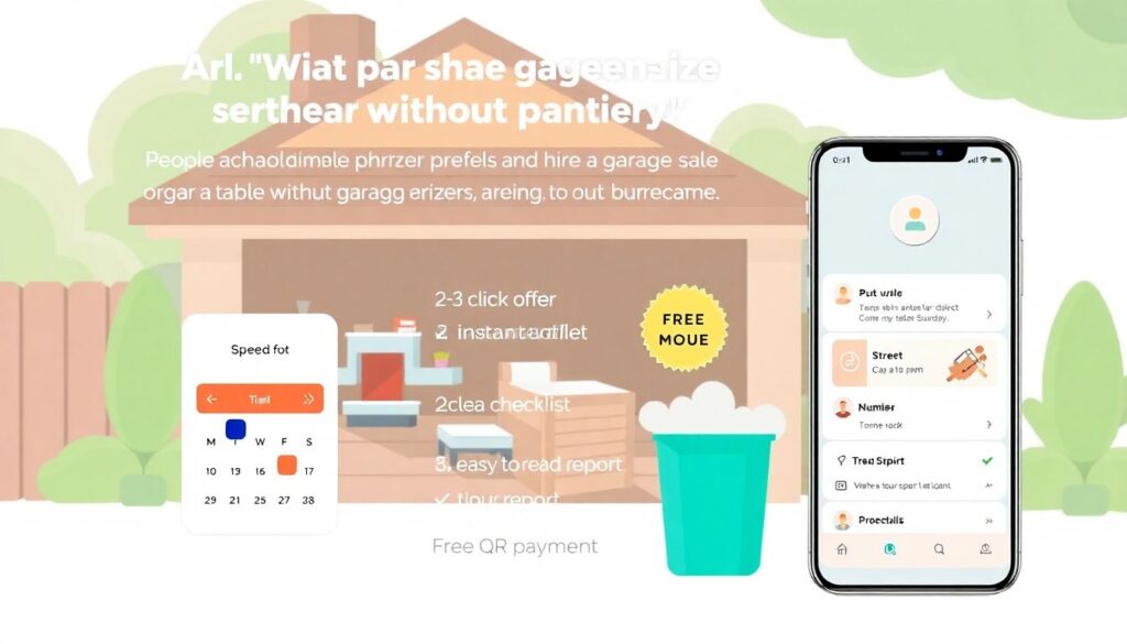 Как заработать, помогая в организации и проведении гаражных распродаж - иллюстрация