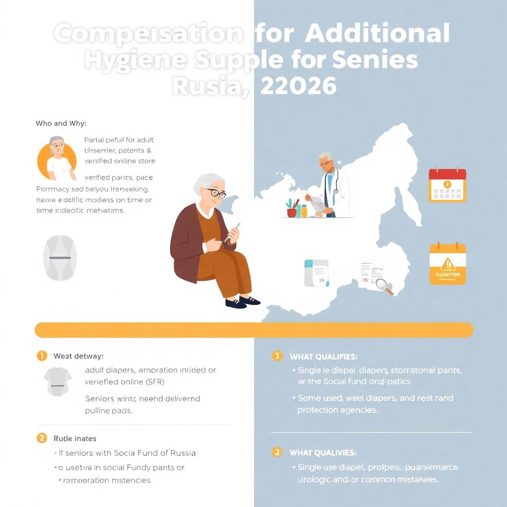 Как пенсионеру получить компенсацию за услуги по обеспечению дополнительными средствами гигиены