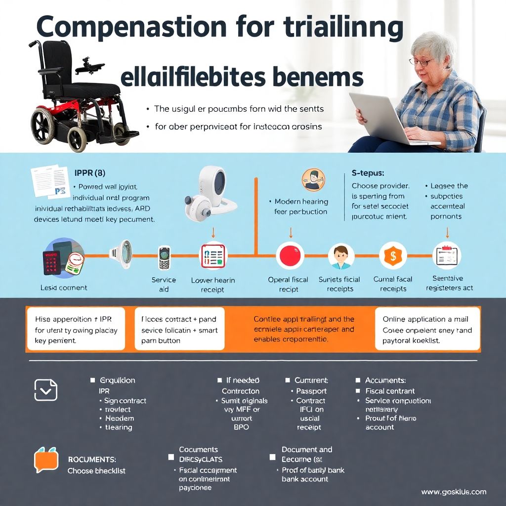 Как пенсионеру получить компенсацию за услуги по обучению пользованию ТСР
