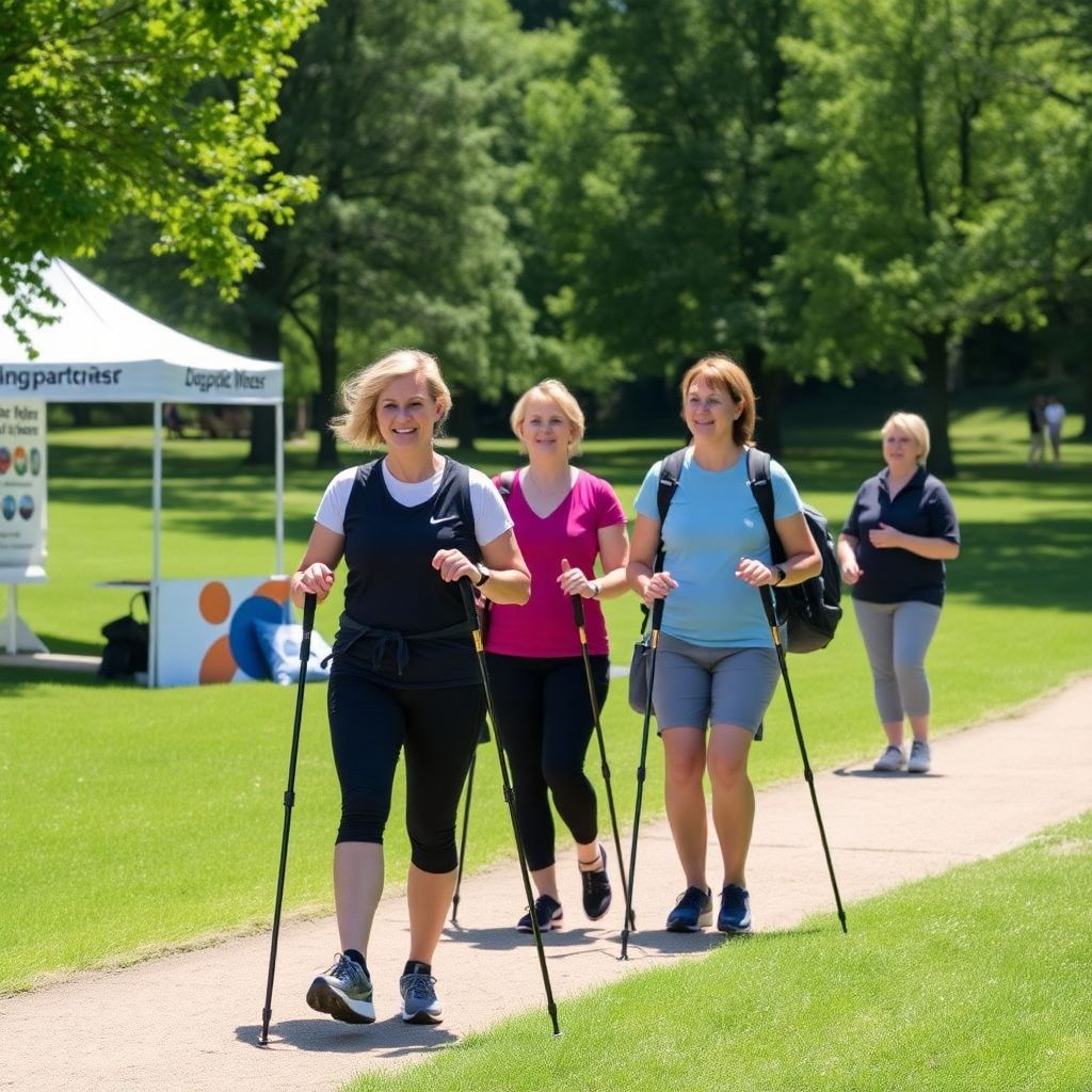 Как заработать на помощи в освоении скандинавской ходьбы