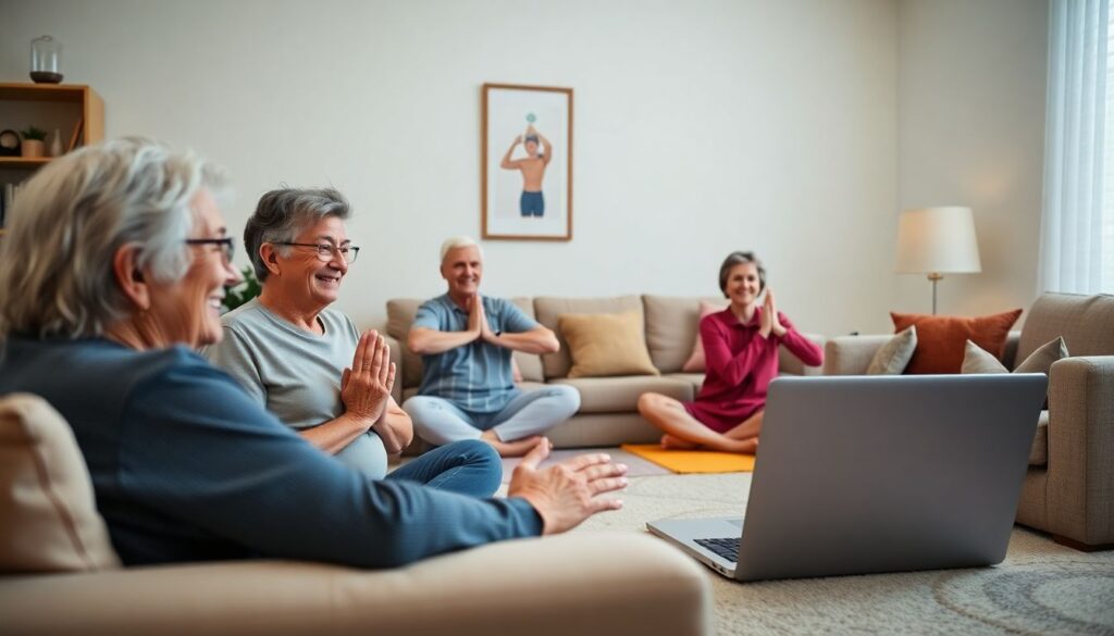 Как заработать на йоге для пожилых: помощь в освоении основ и запуск услуги Как заработать на помощи в освоении основ йоги для пожилых - иллюстрация