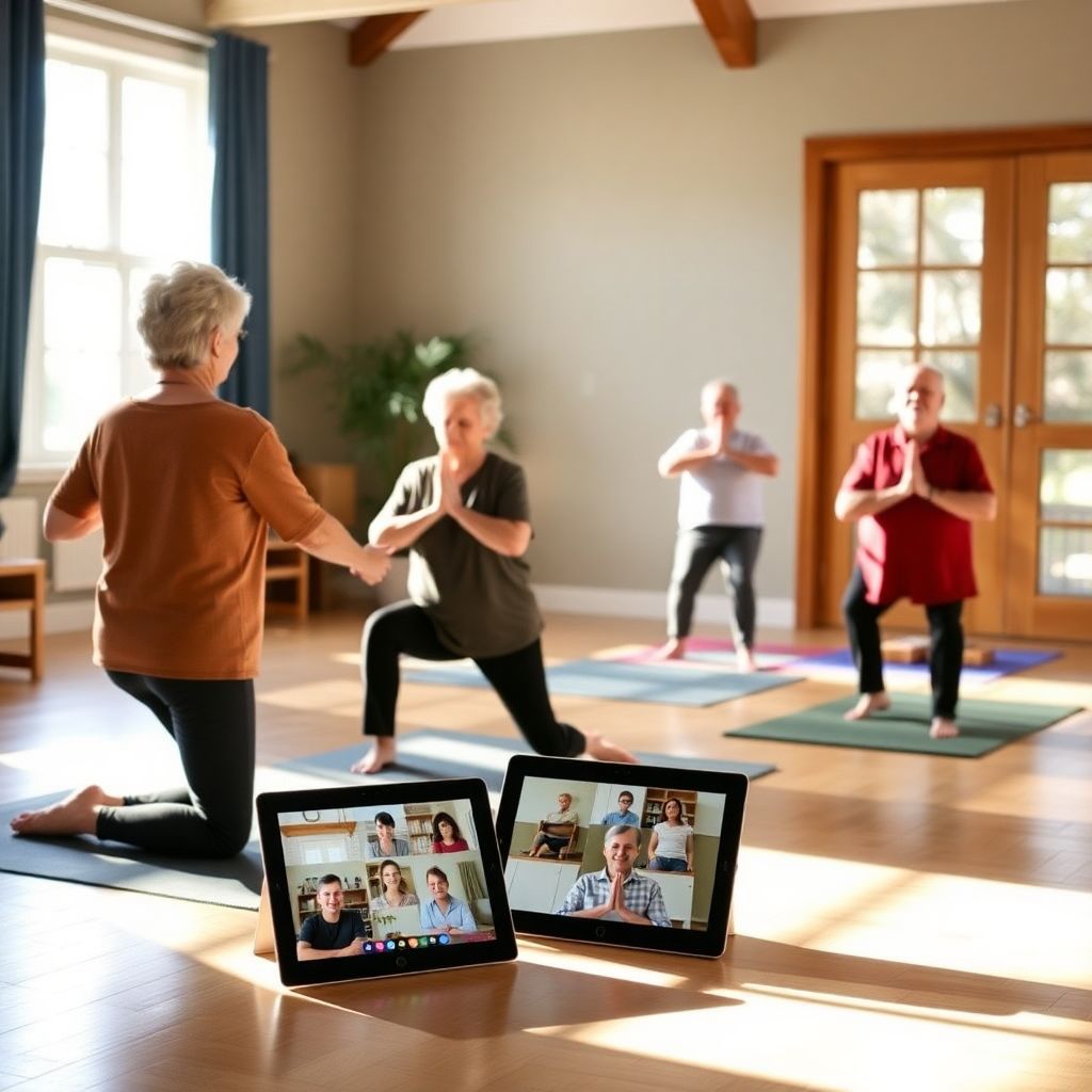 Как заработать на помощи в освоении основ йоги для пожилых