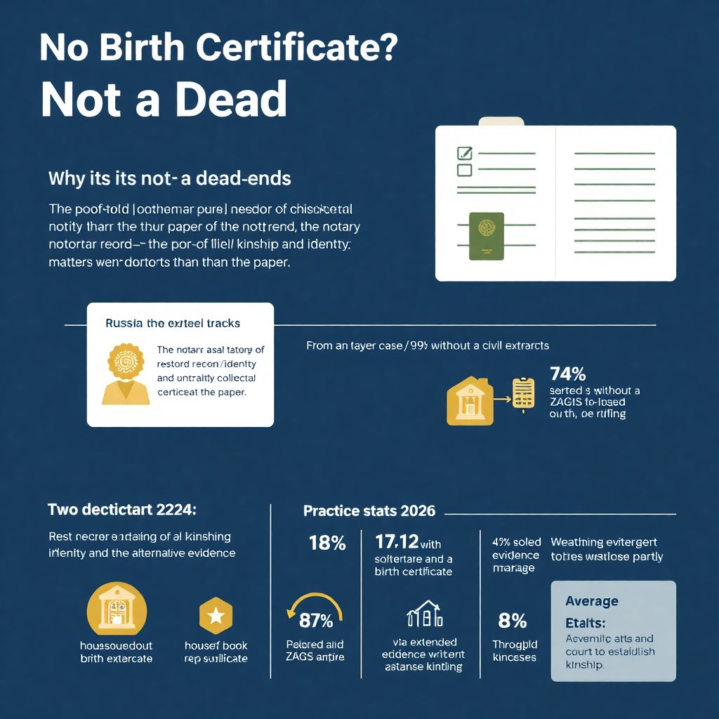 Как оформить наследство, если вы потеряли свидетельство о рождении