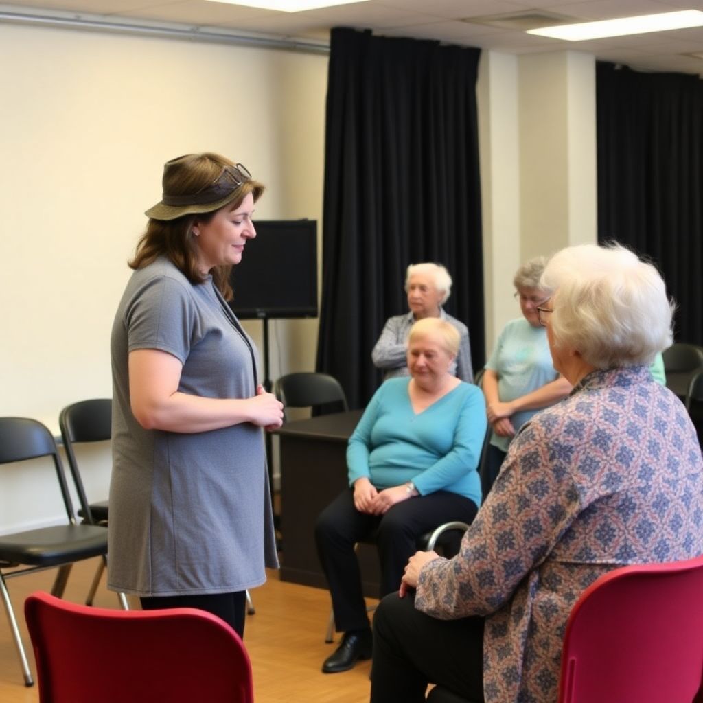 Как заработать на помощи в создании театральной студии для пожилых